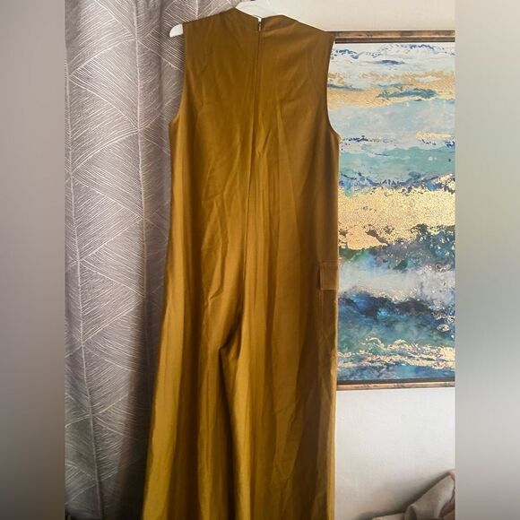 COS Sleeveless jumpsuit with straight pants with pockets size EU 34 New - Picture 4 of 14